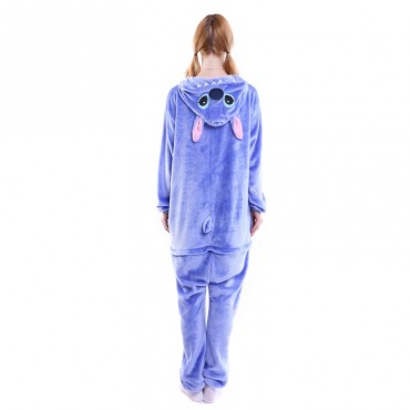 Purple Stitch Costume Pajama Onesie Kigurumi Jumpsuit