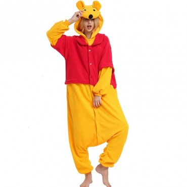 Winnie the pooh Costume Pajama Onesie Kigurumi Jumpsuit