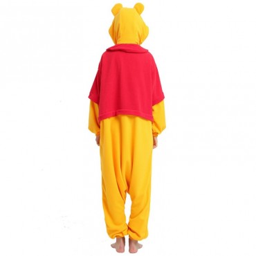 Winnie the pooh Costume Pajama Onesie Kigurumi Jumpsuit