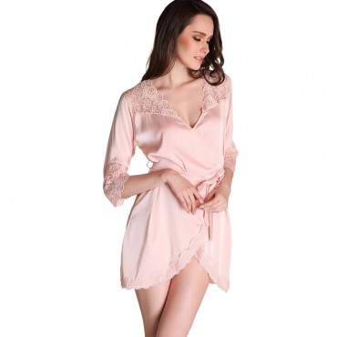 P2208 Sexy Lingerie Nightdress Lace Sling Pajamas SetsRobe Sleepwear