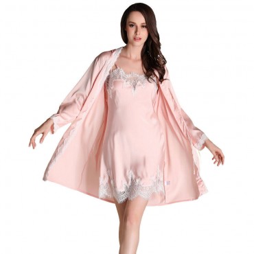 P3066 Sexy Lingerie Nightdress Lace Sling Pajamas SetsRobe Sleepwear