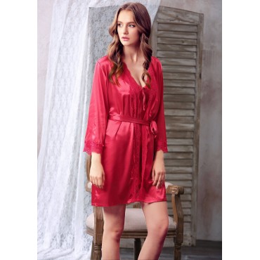 P6528 Sexy Lingerie Nightdress Lace Sling Pajamas SetsRobe Sleepwear