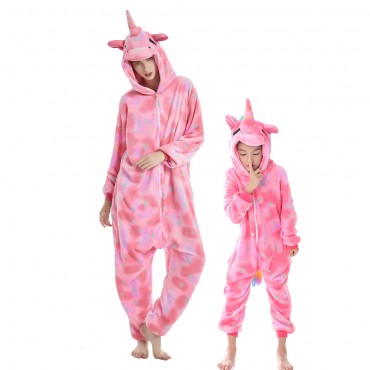 Eyes Closed Pegasus Costume Unicorn Pajama Onesie Kigurumi Jumpsuit