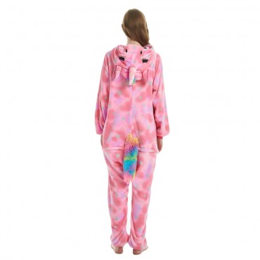 Eyes Closed Pegasus Costume Unicorn Pajama Onesie Kigurumi Jumpsuit