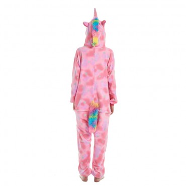 Eyes Closed Pegasus Costume Unicorn Pajama Onesie Kigurumi Jumpsuit