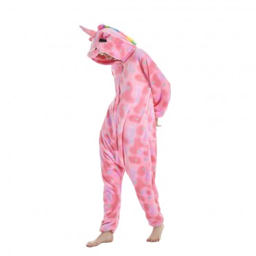 Eyes Closed Pegasus Costume Unicorn Pajama Onesie Kigurumi Jumpsuit