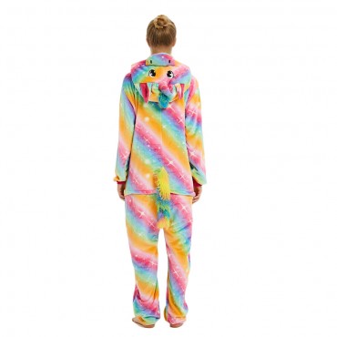 Golden Star Pegasus Costume Unicorn Pajama Onesie Kigurumi Jumpsuit