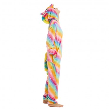 Golden Star Pegasus Costume Unicorn Pajama Onesie Kigurumi Jumpsuit