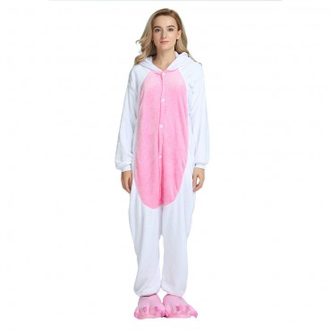 Gold Horn Pegasus Costume Unicorn Pajama Onesie Kigurumi Jumpsuit