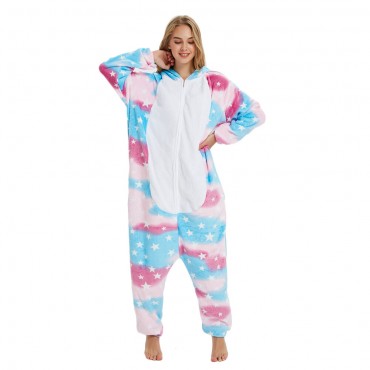 Polish Style Pegasus Costume Unicorn Pajama Onesie Kigurumi Jumpsuit