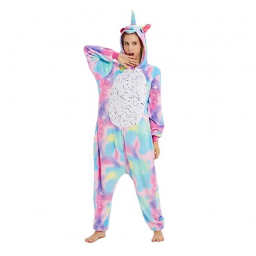 Bronzing Pegasus Costume Unicorn Pajama Onesie Kigurumi Jumpsuit