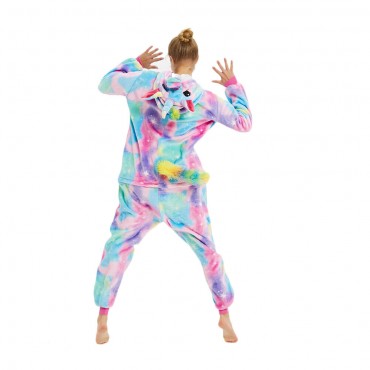 Bronzing Pegasus Costume Unicorn Pajama Onesie Kigurumi Jumpsuit