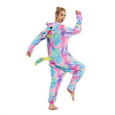 Bronzing Pegasus Costume Unicorn Pajama Onesie Kigurumi Jumpsuit