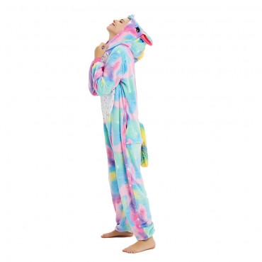 Bronzing Pegasus Costume Unicorn Pajama Onesie Kigurumi Jumpsuit