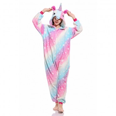 Twill Star Pegasus Costume Unicorn Pajama Onesie Kigurumi Jumpsuit