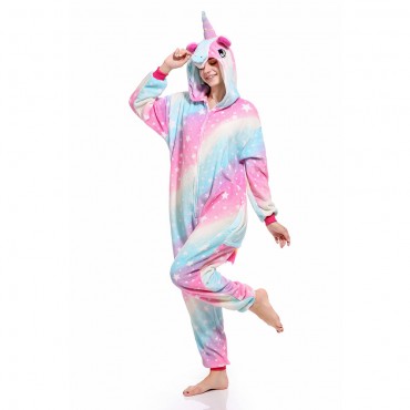 Twill Star Pegasus Costume Unicorn Pajama Onesie Kigurumi Jumpsuit