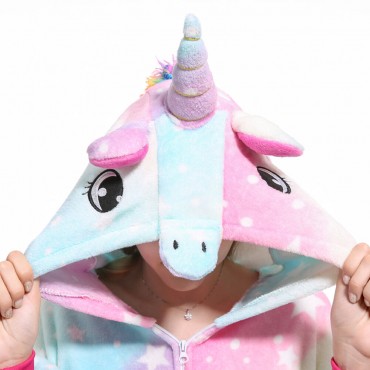 Twill Star Pegasus Costume Unicorn Pajama Onesie Kigurumi Jumpsuit