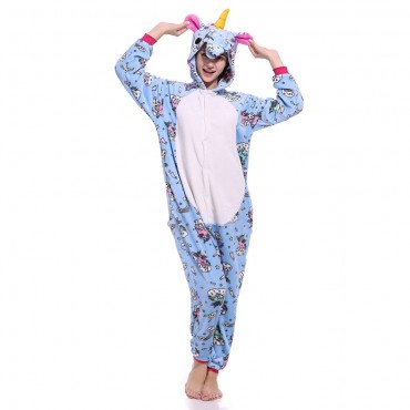 White belly Pegasus Costume Unicorn Pajama Onesie Kigurumi Jumpsuit