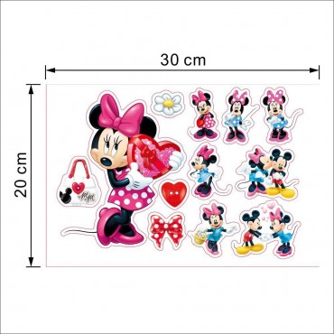 Disney Mickey Minnie Sticker Kids Wall Decal