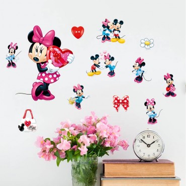 Disney Mickey Minnie Sticker Kids Wall Decal