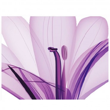 Purple Lotus Wall Decal Sticker