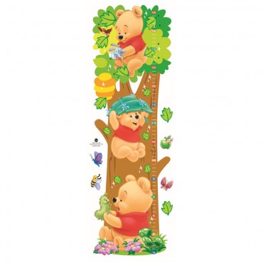 Disney Winnie the Pooh Growth Chart Wall Decal Sticker