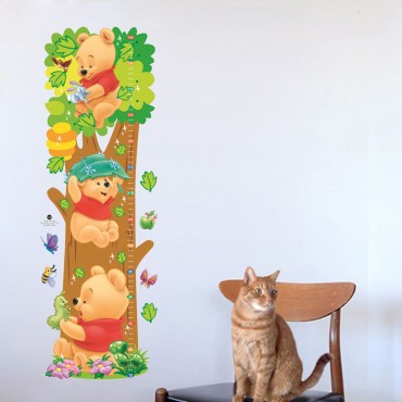 Disney Winnie the Pooh Growth Chart Wall Decal Sticker