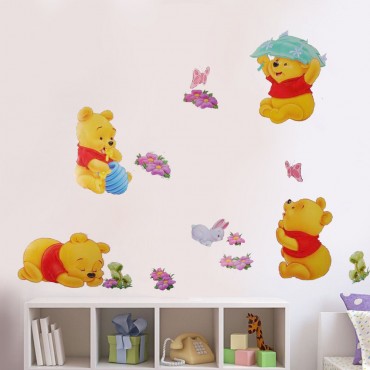 Disney Winnie the Pooh Theme Wall Decal Sticker H968