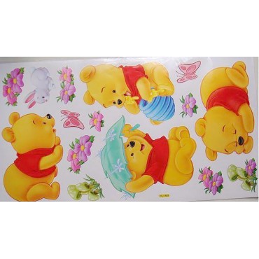 Disney Winnie the Pooh Theme Wall Decal Sticker H968