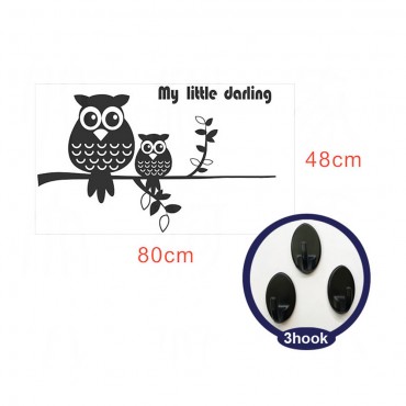 My Little Darling Owl Wall Decal Sticker