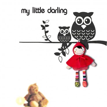 My Little Darling Owl Wall Decal Sticker