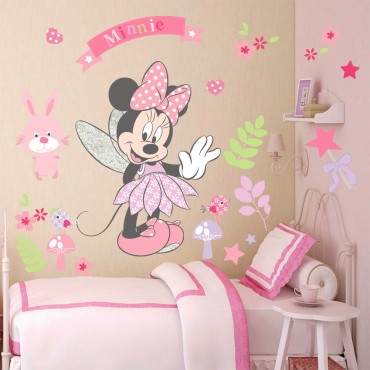 Disney Minnie Princess Wall Decal Sticker for Nursery MM005