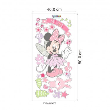 Disney Minnie Princess Wall Decal Sticker for Nursery MM005