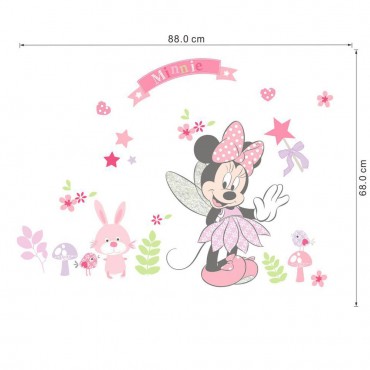 Disney Minnie Princess Wall Decal Sticker for Nursery MM005