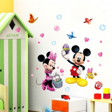 Disney Mickey Minnie Wall Decal Sticker MM007