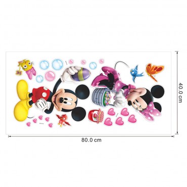 Disney Mickey Minnie Wall Decal Sticker MM007