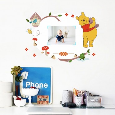 Disney Winnie the Pooh Frame Wall Decal Sticker WN017