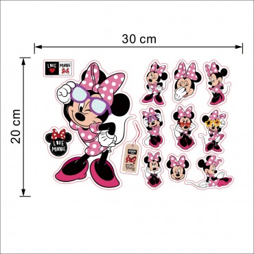 Disney Minnie Wall Decal Sticker WW001B