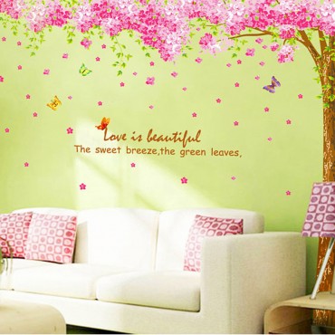 Sakura Cherry Blossom Tree Wall Decal Sticker