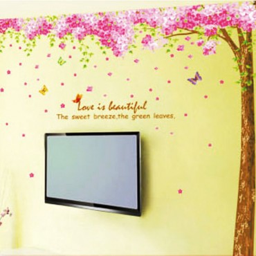 Sakura Cherry Blossom Tree Wall Decal Sticker