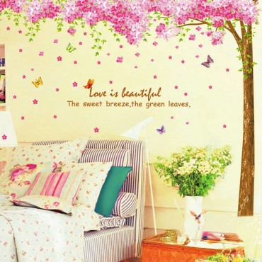 Sakura Cherry Blossom Tree Wall Decal Sticker