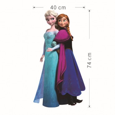 Disney Frozen Anna and Elsa Princess Wall Decal Sticker