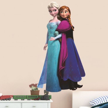 Disney Frozen Anna and Elsa Princess Wall Decal Sticker