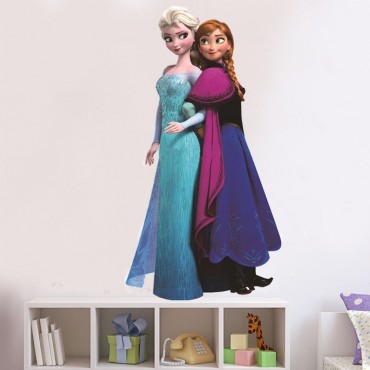 Disney Frozen Anna and Elsa Princess Wall Decal Sticker