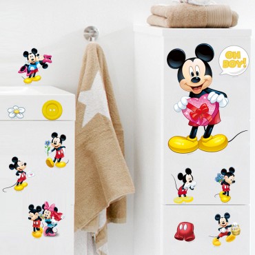 Disney Mickey and Minnie Wall Decal Sticker ZY1490