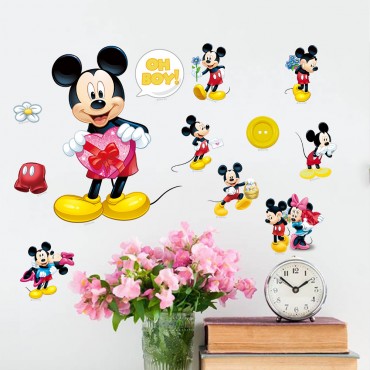 Disney Mickey and Minnie Wall Decal Sticker ZY1490