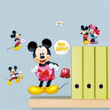 Disney Mickey and Minnie Wall Decal Sticker ZY1490