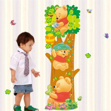 Disney Winnie the Pooh Kids Growth Chart Wall Decal Sticker