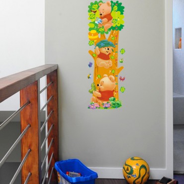 Disney Winnie the Pooh Kids Growth Chart Wall Decal Sticker