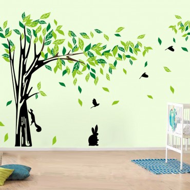 Huge Tree Wall Decal Sticker for Living Room and Bedroom